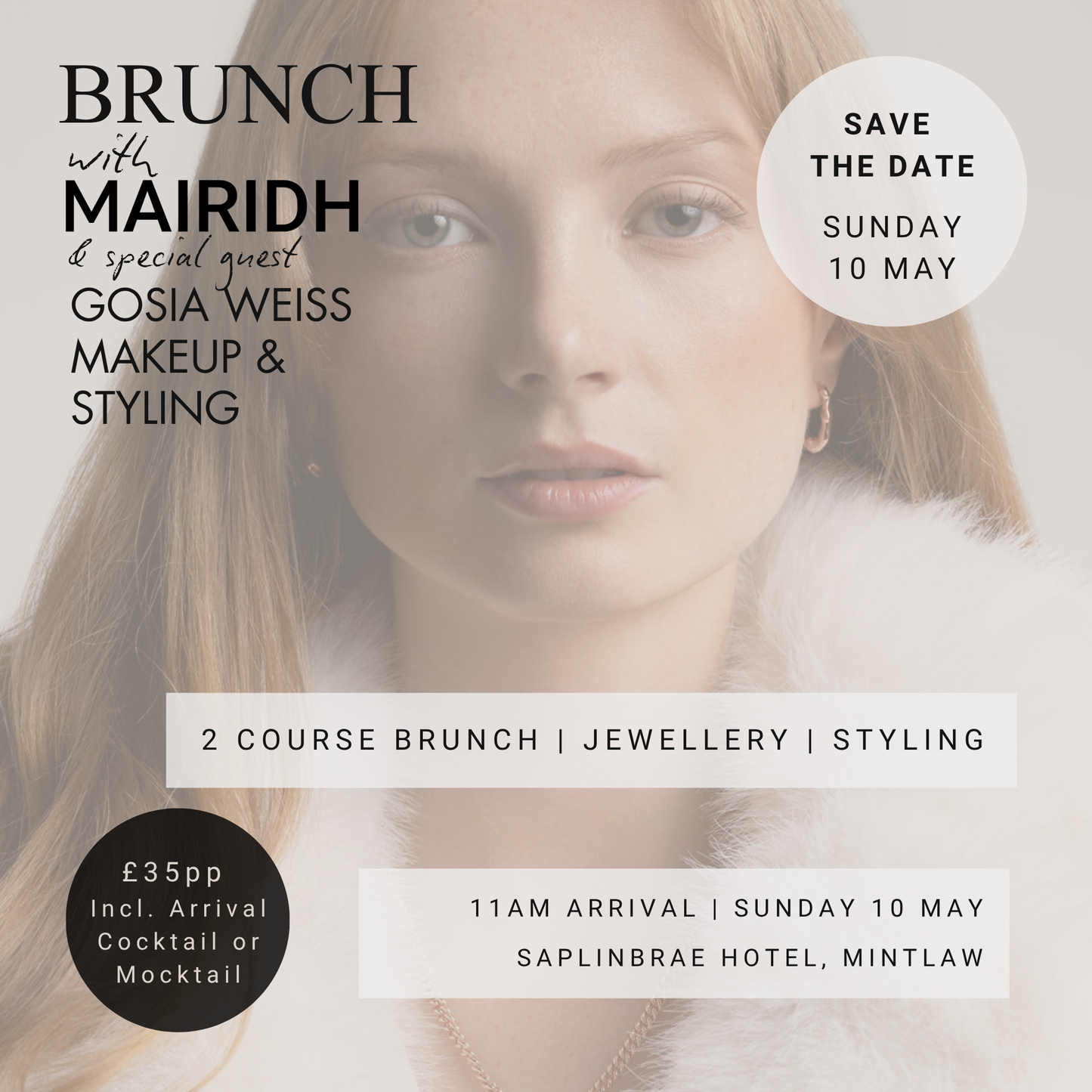 Brunch with MAIRIDH and Gosia Weiss Makeup and Styling