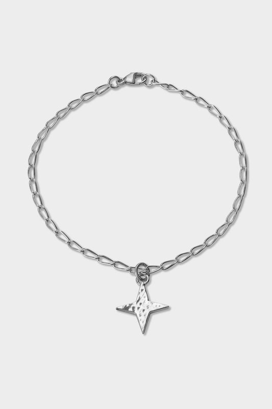 Guiding Star Pendant and Chain Bracelet