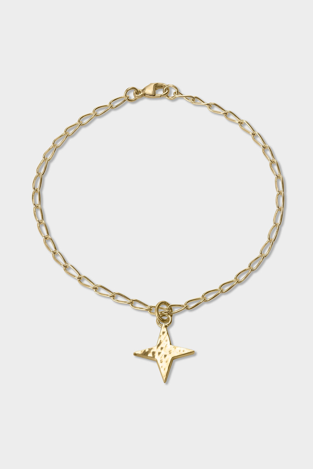 Guiding Star Pendant and Chain Bracelet