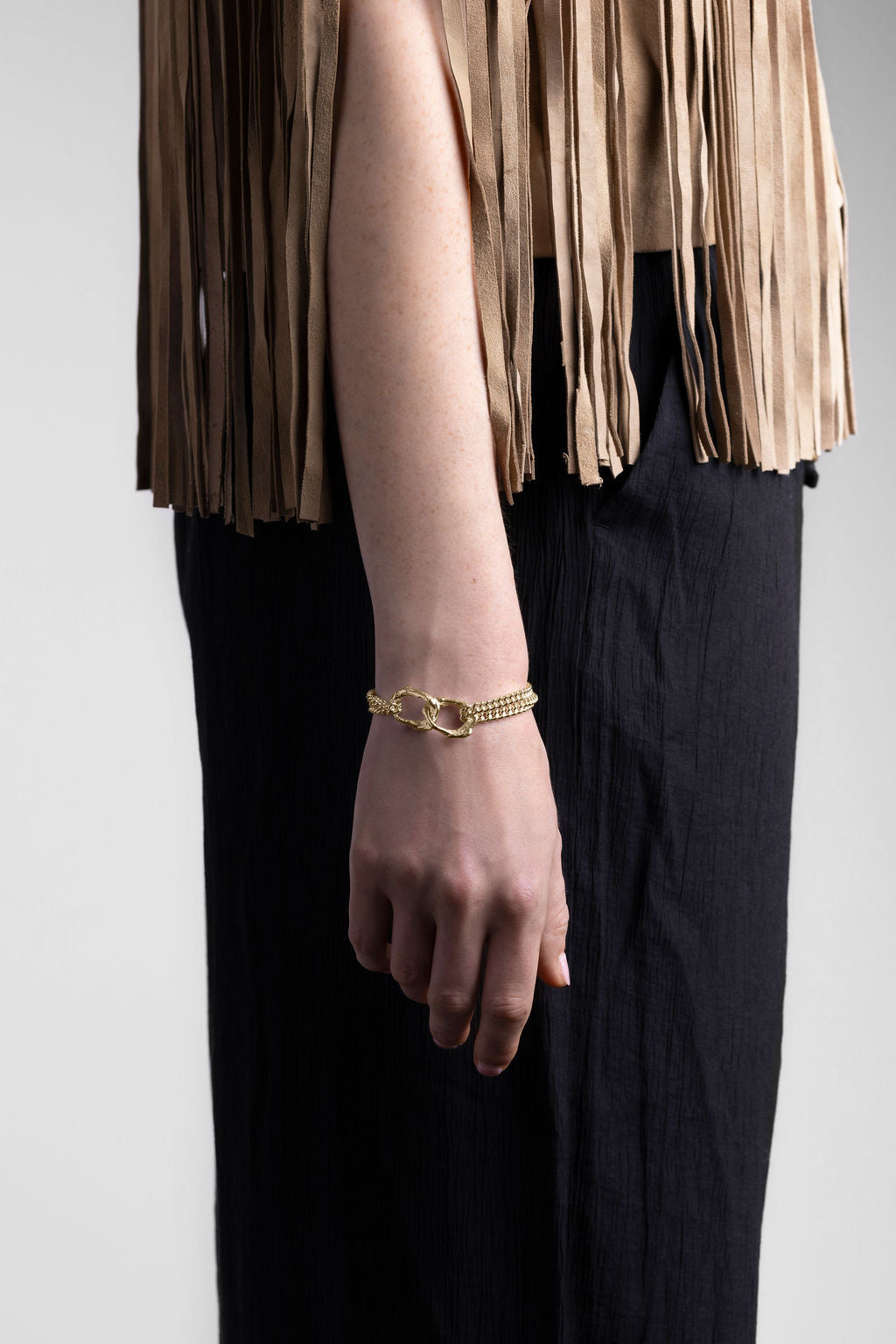 Origins Double Curb Chain Bracelet