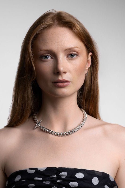 The Guardian Chain Necklace with Tbar