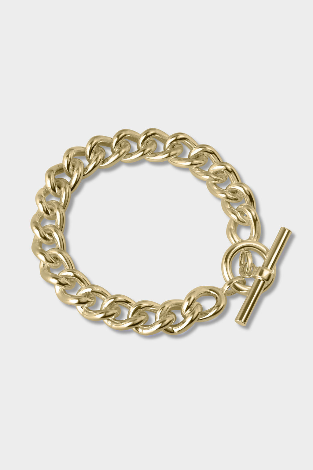 The Guardian Curb Chain Bracelet with Tbar