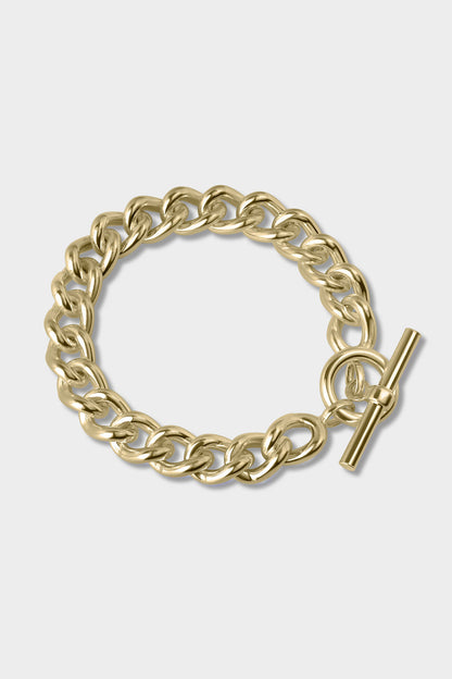 The Guardian Curb Chain Bracelet with Tbar