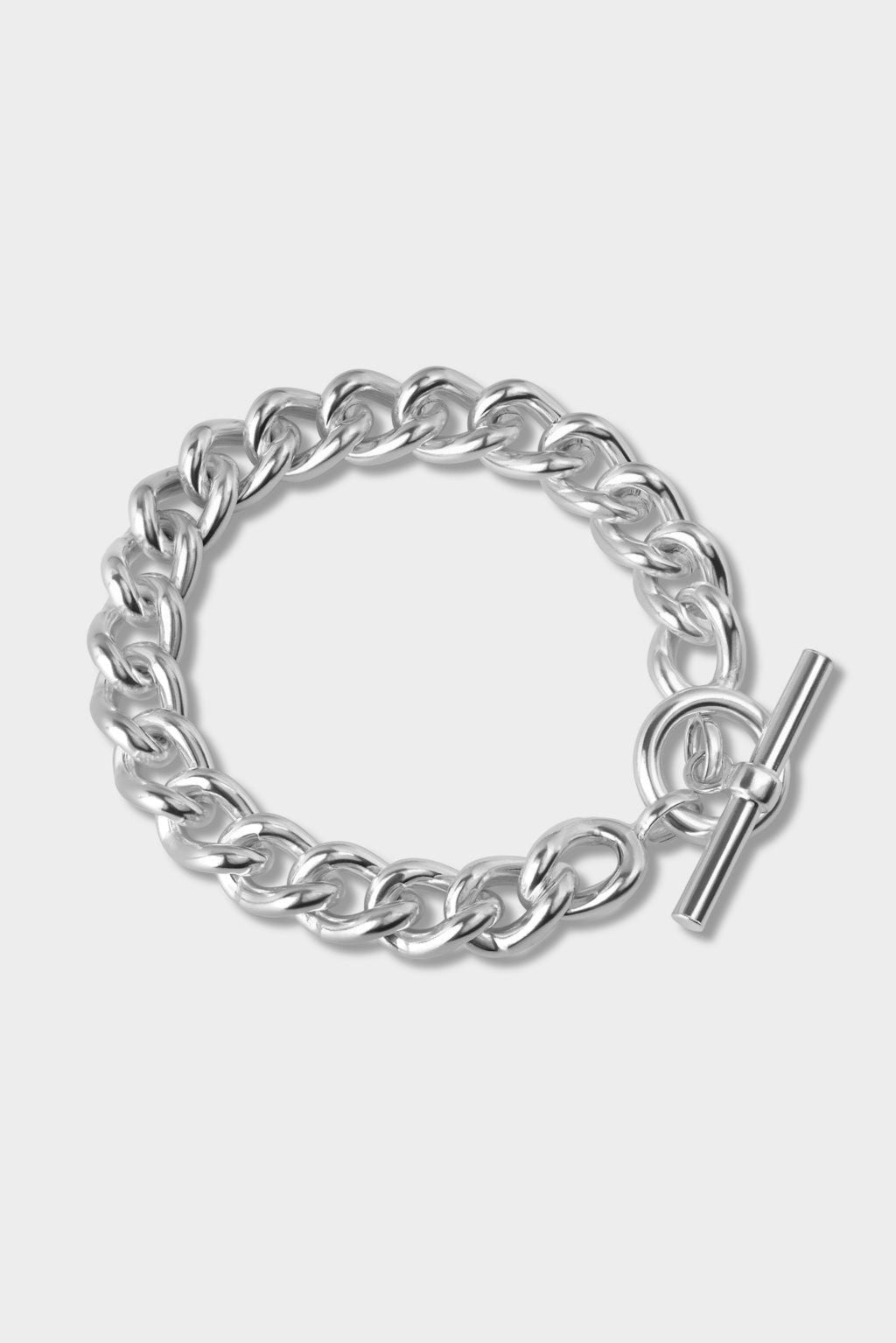 The Guardian Curb Chain Bracelet with Tbar