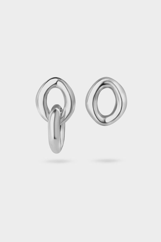 Everlasting Trace Chain Mismatch Earrings