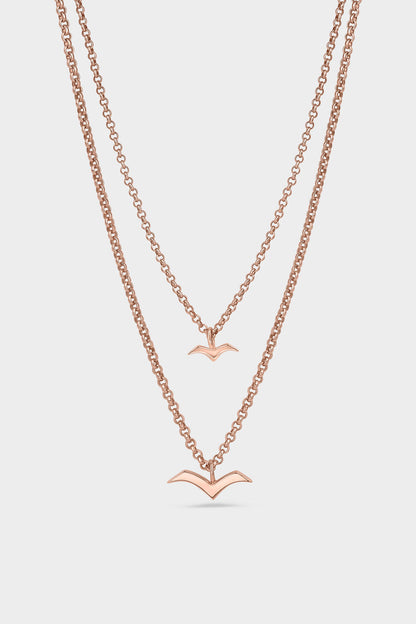 Soaring Bird Layered Necklace