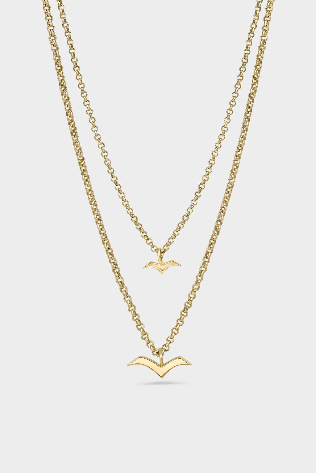 Soaring Bird Layered Necklace