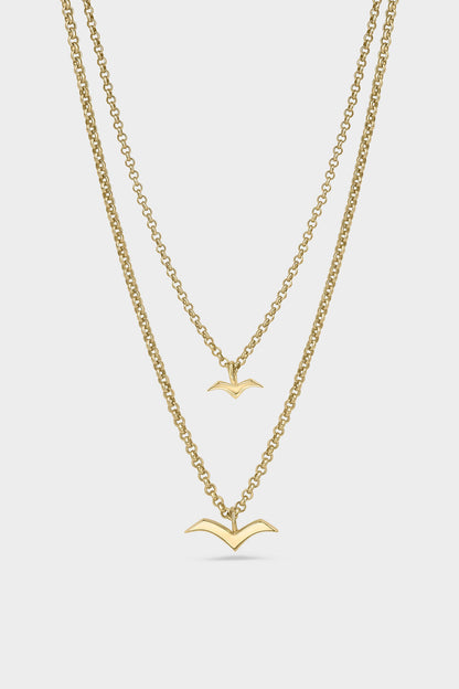 Soaring Bird Layered Necklace
