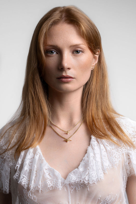 Soaring Bird Layered Necklace